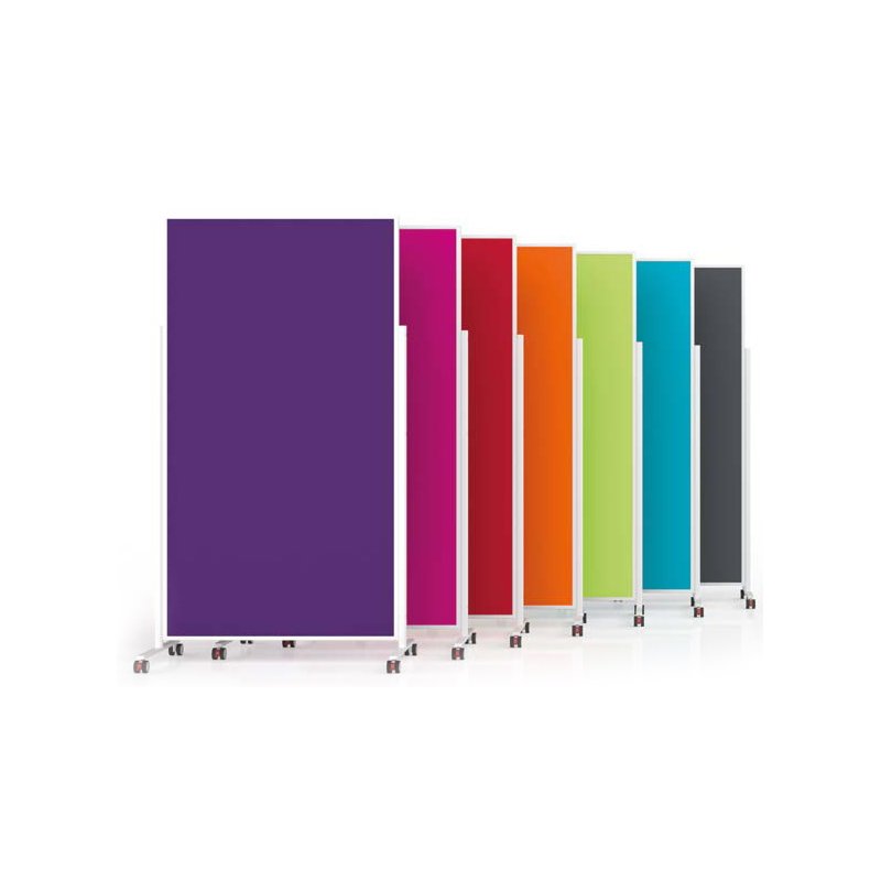 magnetoplan Design-Moderatietafel VarioPin, dubbelzijdig, vlamvertragende viltopp, 100x180 cm